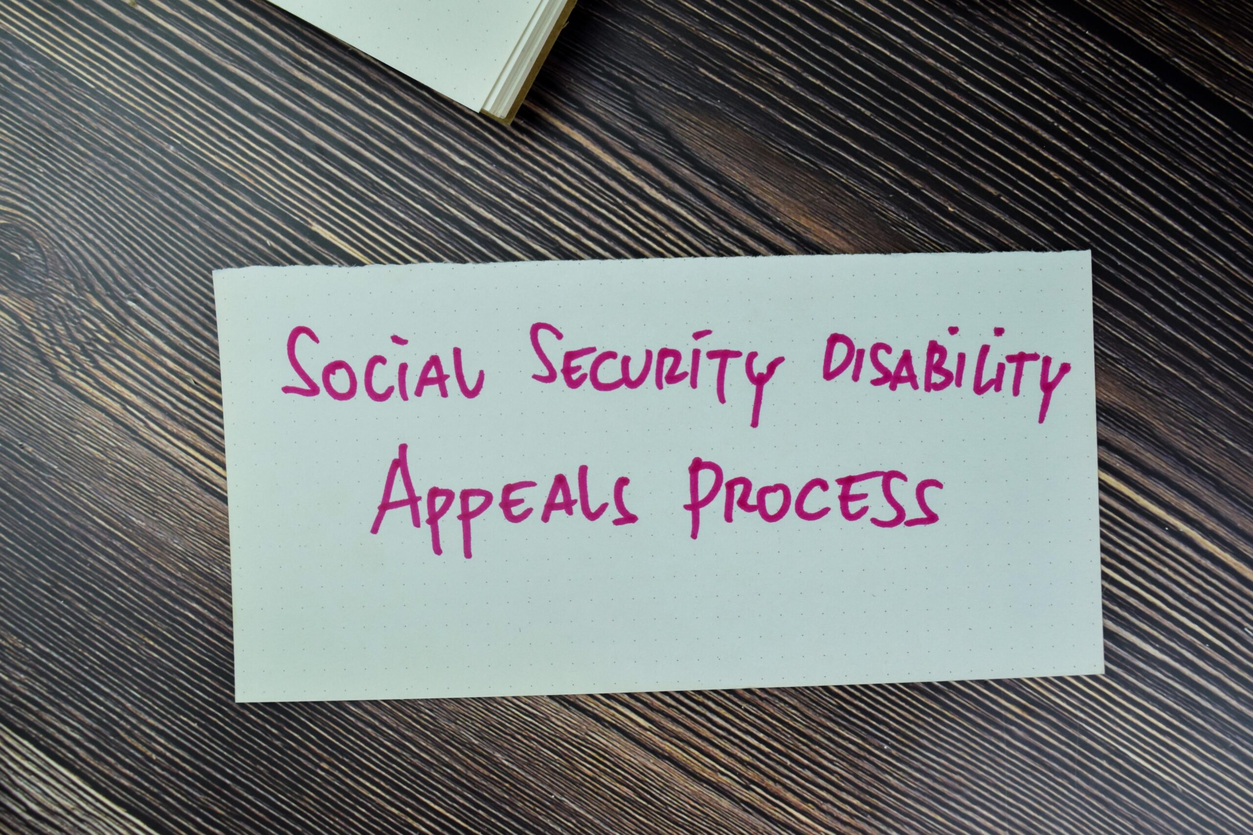 Appealing Social Security Disability Benefits